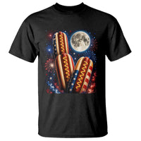 4th Of July Hotdog Fireworks T Shirt American Food Lovers