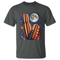 4th Of July Hotdog Fireworks T Shirt American Food Lovers