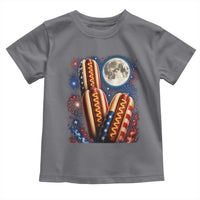 4th Of July Hotdog Fireworks Toddler T Shirt American Food Lovers