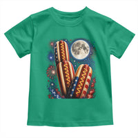 4th Of July Hotdog Fireworks Toddler T Shirt American Food Lovers