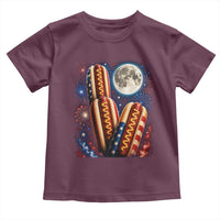 4th Of July Hotdog Fireworks Toddler T Shirt American Food Lovers