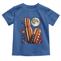 4th Of July Hotdog Fireworks Toddler T Shirt American Food Lovers