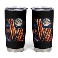 4th Of July Hotdog Fireworks Tumbler Cup American Food Lovers