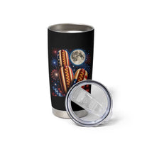 4th Of July Hotdog Fireworks Tumbler Cup American Food Lovers