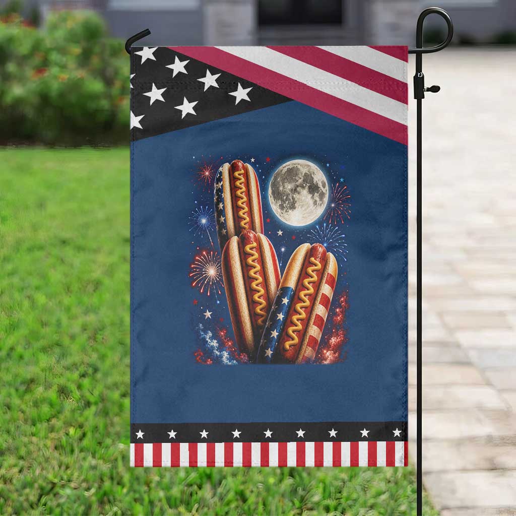4th Of July Hotdog Fireworks Patriotic Garden Flag American Food Lovers