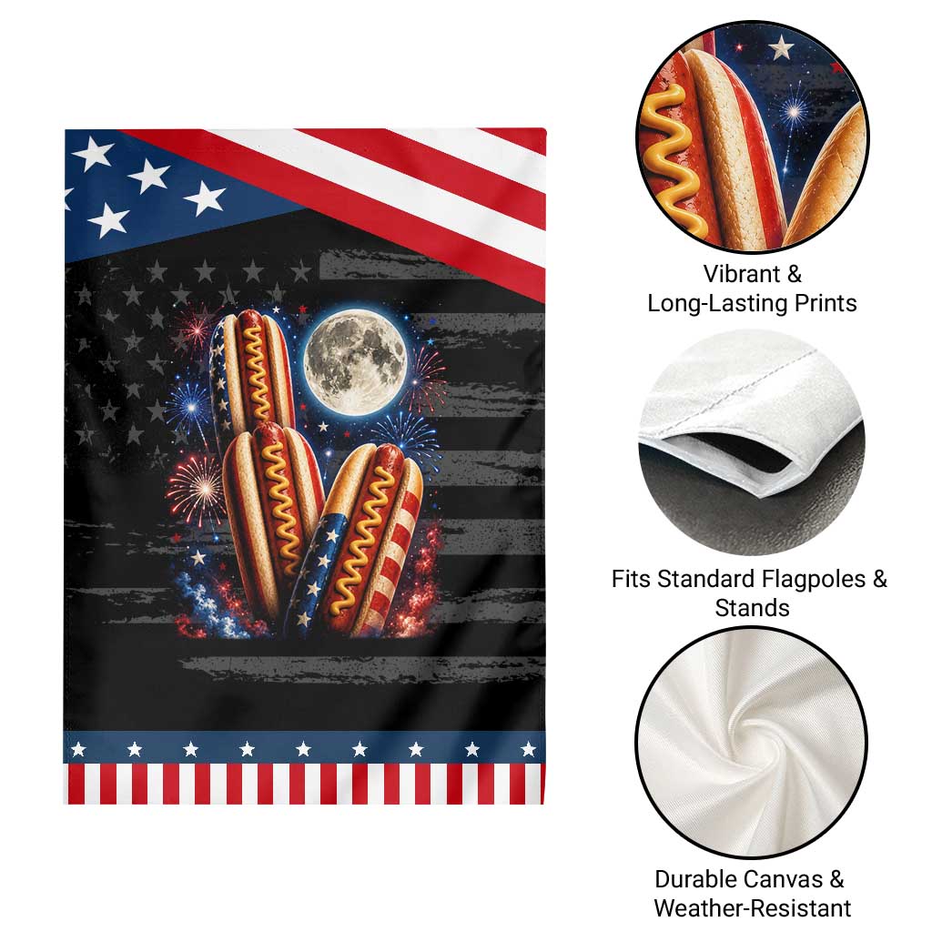 4th Of July Hotdog Fireworks Patriotic Garden Flag American Food Lovers