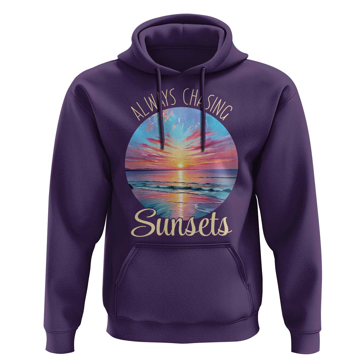Always Chasing Sunsets Hoodie Summer Vacation Travel Gift