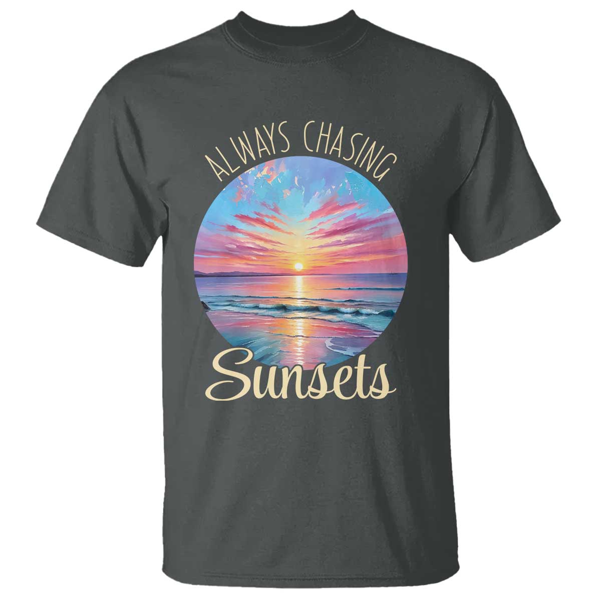 Always Chasing Sunsets T Shirt Summer Vacation Travel Gift