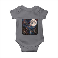American Flag Dragonfly Patriotic 4th Of July Baby Onesie
