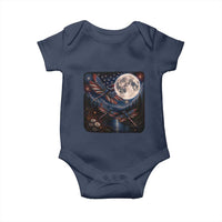 American Flag Dragonfly Patriotic 4th Of July Baby Onesie