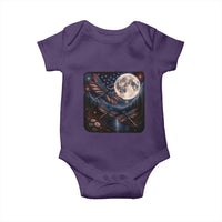 American Flag Dragonfly Patriotic 4th Of July Baby Onesie