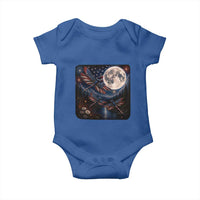American Flag Dragonfly Patriotic 4th Of July Baby Onesie