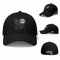 American Flag Dragonfly Patriotic 4th Of July Baseball Cap