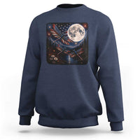 American Flag Dragonfly Patriotic 4th Of July Sweatshirt