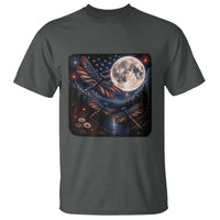 American Flag Dragonfly Patriotic 4th Of July T Shirt
