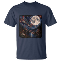 American Flag Dragonfly Patriotic 4th Of July T Shirt