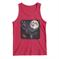 American Flag Dragonfly Patriotic 4th Of July Tank Top