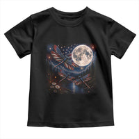 American Flag Dragonfly Patriotic 4th Of July Toddler T Shirt