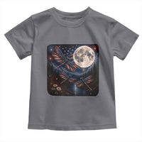 American Flag Dragonfly Patriotic 4th Of July Toddler T Shirt