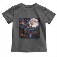 American Flag Dragonfly Patriotic 4th Of July Toddler T Shirt