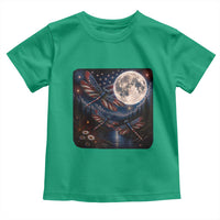 American Flag Dragonfly Patriotic 4th Of July Toddler T Shirt