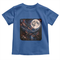American Flag Dragonfly Patriotic 4th Of July Toddler T Shirt