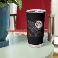 American Flag Dragonfly Patriotic 4th Of July Tumbler Cup