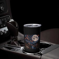 American Flag Dragonfly Patriotic 4th Of July Tumbler Cup