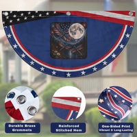 Red White And Blue Dragonfly Patriotic Fan Flag 4th Of July Nature Lover Gift