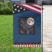 Red White And Blue Dragonfly Patriotic Garden Flag 4th Of July Nature Lover Gift