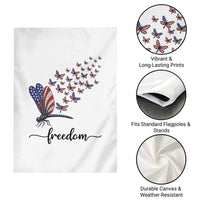 Freedom Dragonfly American Flag 4th Of July Garden Flag Patriotic Nature Lover Graphic