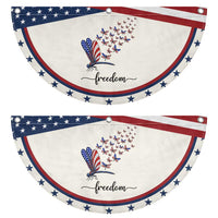 Freedom Dragonfly American Flag 4th Of July Patriotic Fan Flag Nature Lover Graphic