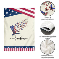 Freedom Dragonfly American Flag 4th Of July Patriotic Garden Flag Nature Lover Graphic