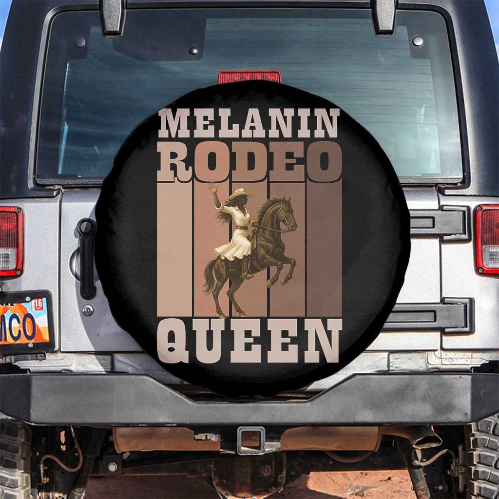 African American Cowgirl Spare Tire Cover Melanin Rodeo Queen Western Country - Wonder Print Shop