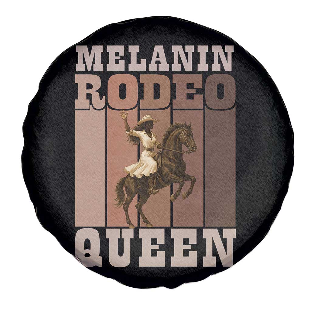 African American Cowgirl Spare Tire Cover Melanin Rodeo Queen Western Country - Wonder Print Shop