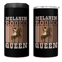 African American Cowgirl 4 in 1 Can Cooler Tumbler Melanin Rodeo Queen Western Country