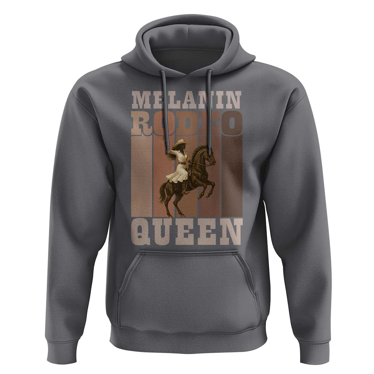 African American Cowgirl Hoodie Melanin Rodeo Queen Western Country - Wonder Print Shop