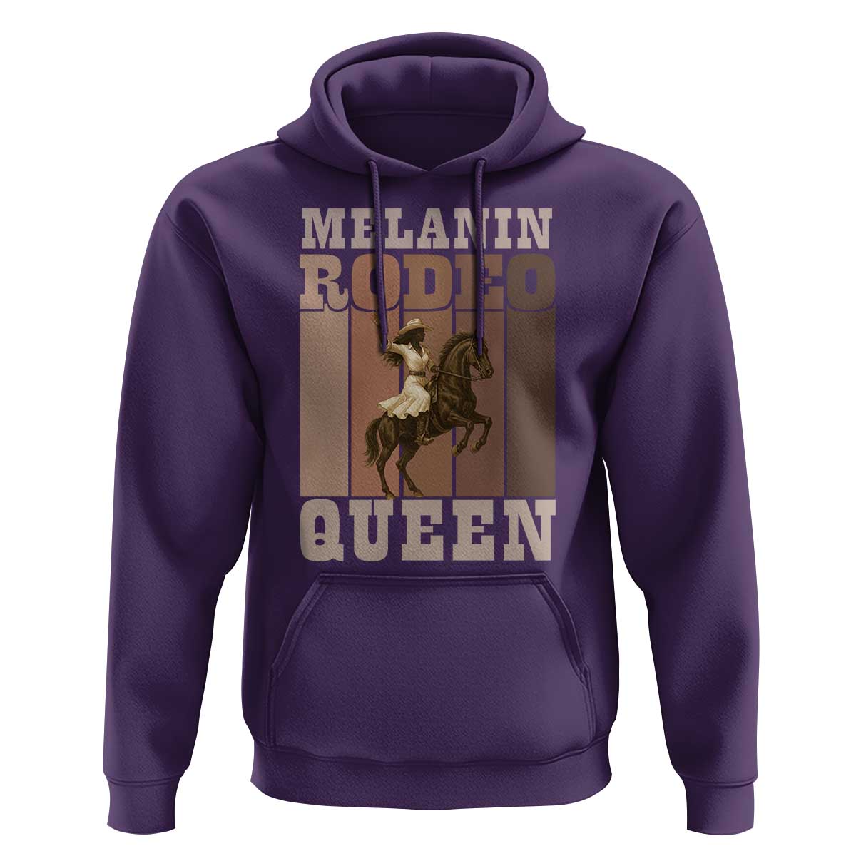 African American Cowgirl Hoodie Melanin Rodeo Queen Western Country - Wonder Print Shop