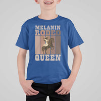 African American Cowgirl T Shirt For Kid Melanin Rodeo Queen Western Country - Wonder Print Shop