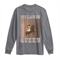 African American Cowgirl Long Sleeve Shirt Melanin Rodeo Queen Western Country - Wonder Print Shop