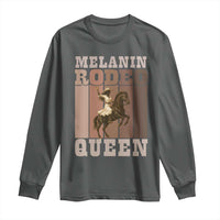 African American Cowgirl Long Sleeve Shirt Melanin Rodeo Queen Western Country - Wonder Print Shop