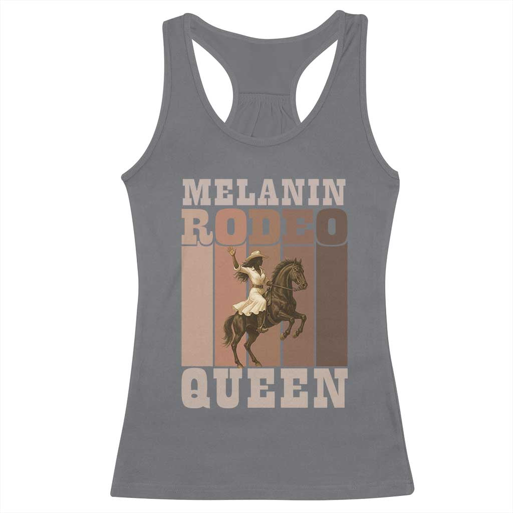 African American Cowgirl Racerback Tank Top Melanin Rodeo Queen Western Country - Wonder Print Shop