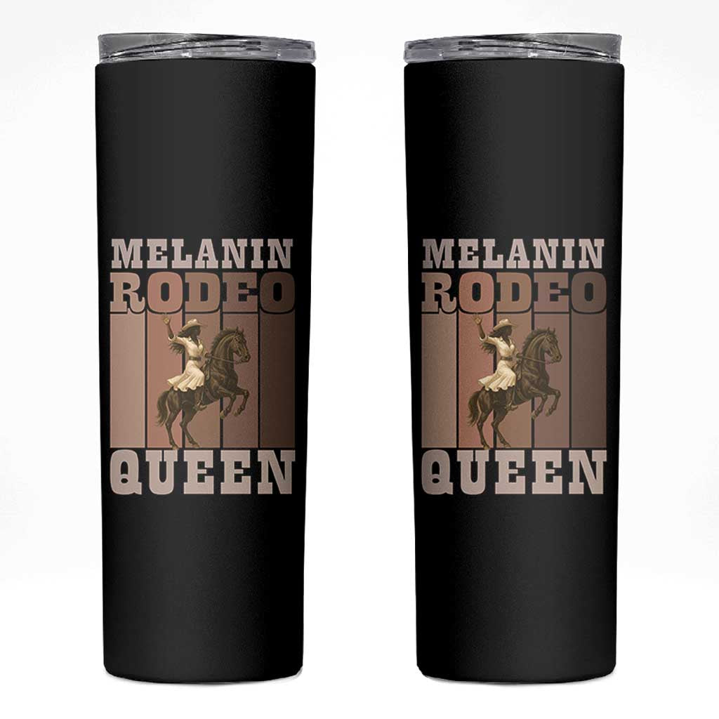 African American Cowgirl Skinny Tumbler Melanin Rodeo Queen Western Country