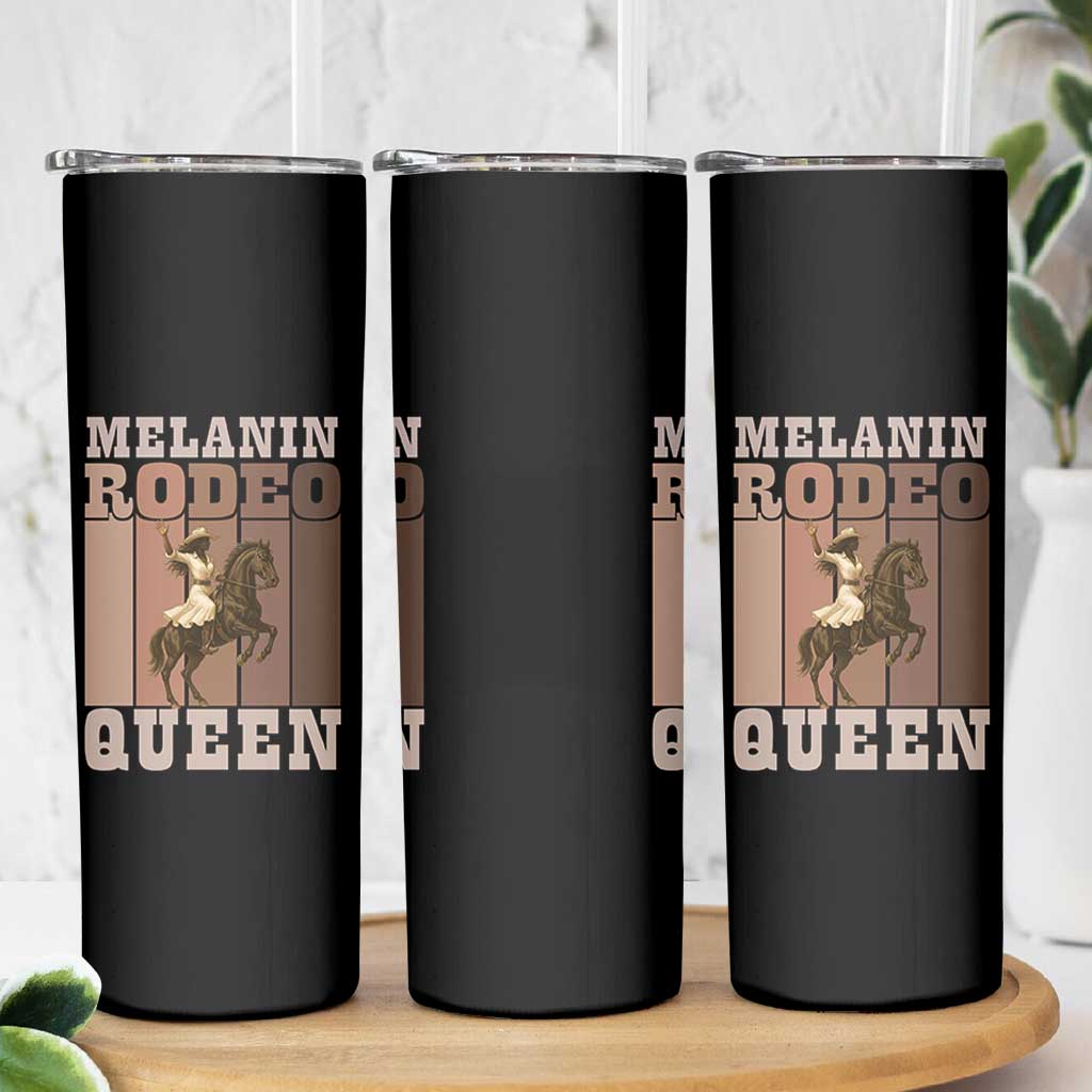 African American Cowgirl Skinny Tumbler Melanin Rodeo Queen Western Country