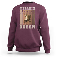 African American Cowgirl Sweatshirt Melanin Rodeo Queen Western Country - Wonder Print Shop