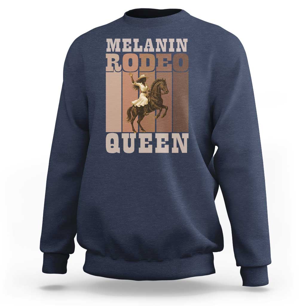 African American Cowgirl Sweatshirt Melanin Rodeo Queen Western Country - Wonder Print Shop