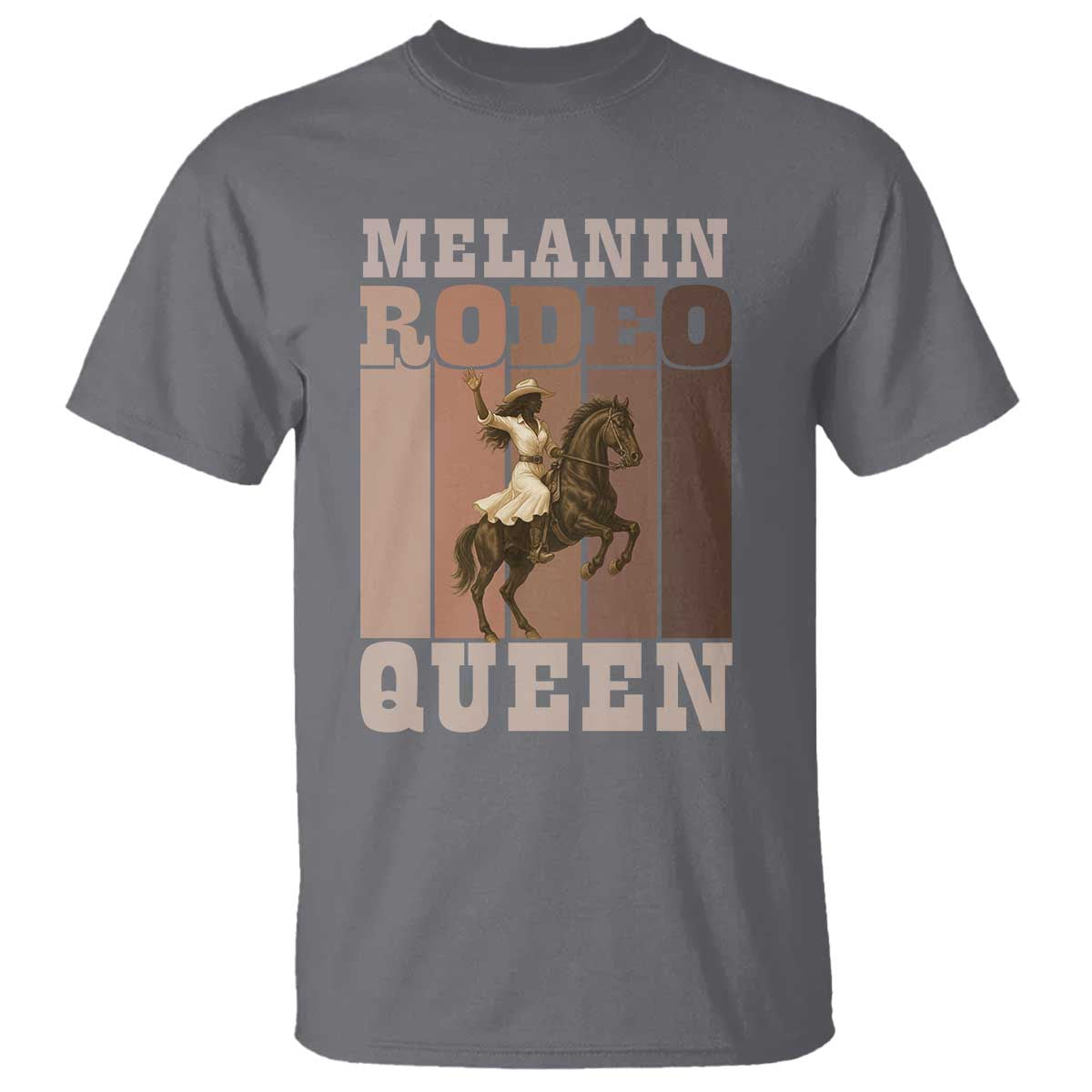 African American Cowgirl T Shirt Melanin Rodeo Queen Western Country - Wonder Print Shop