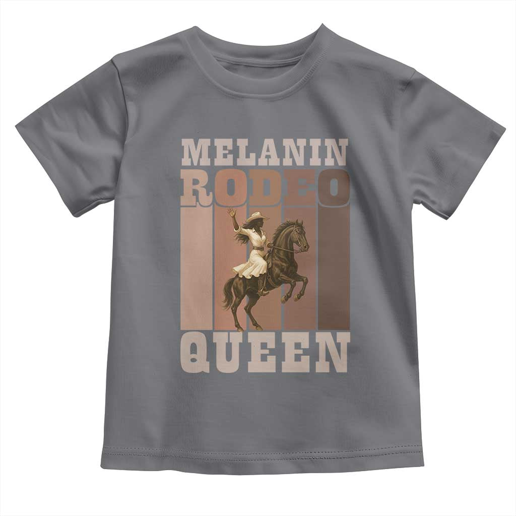 African American Cowgirl Toddler T Shirt Melanin Rodeo Queen Western Country - Wonder Print Shop