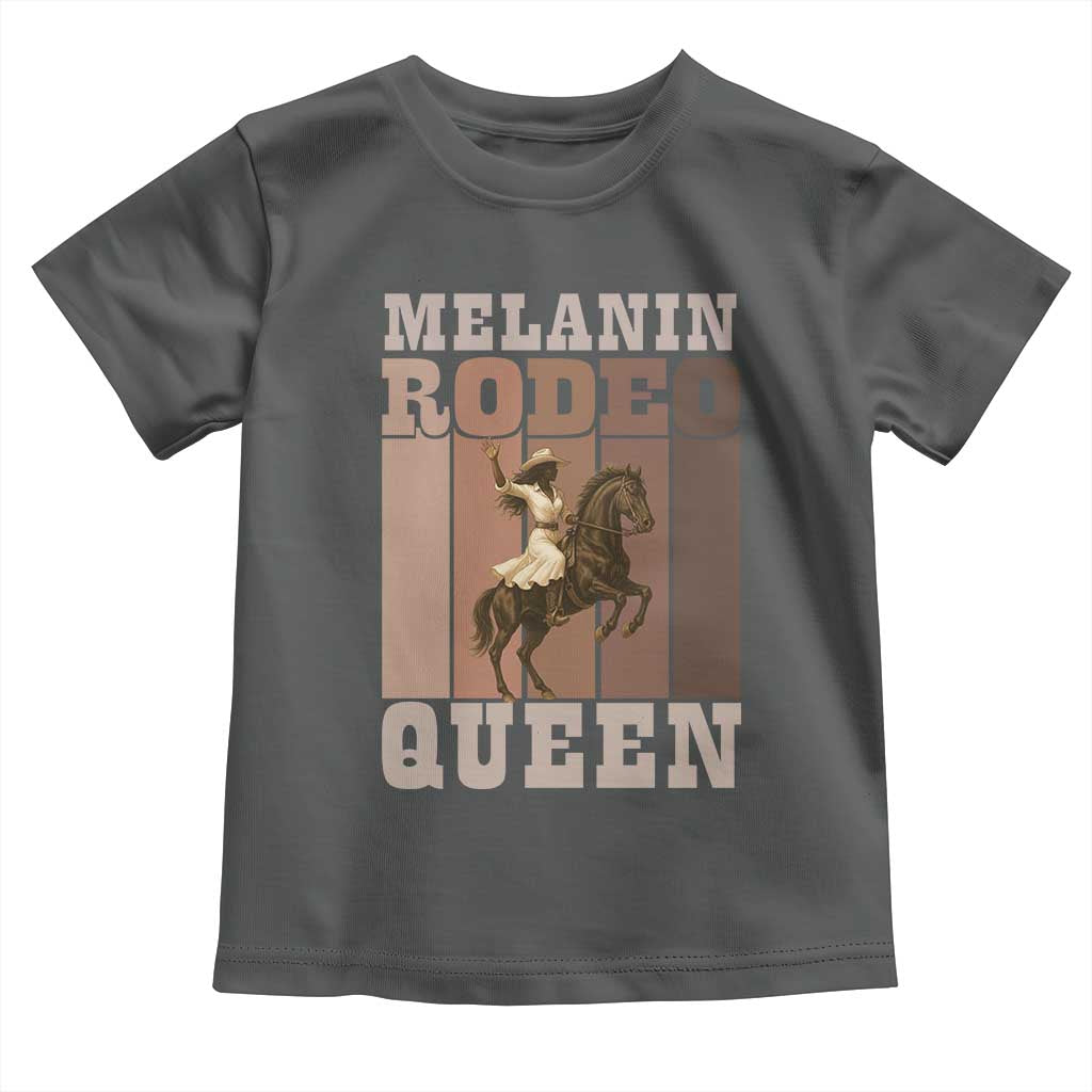 African American Cowgirl Toddler T Shirt Melanin Rodeo Queen Western Country - Wonder Print Shop