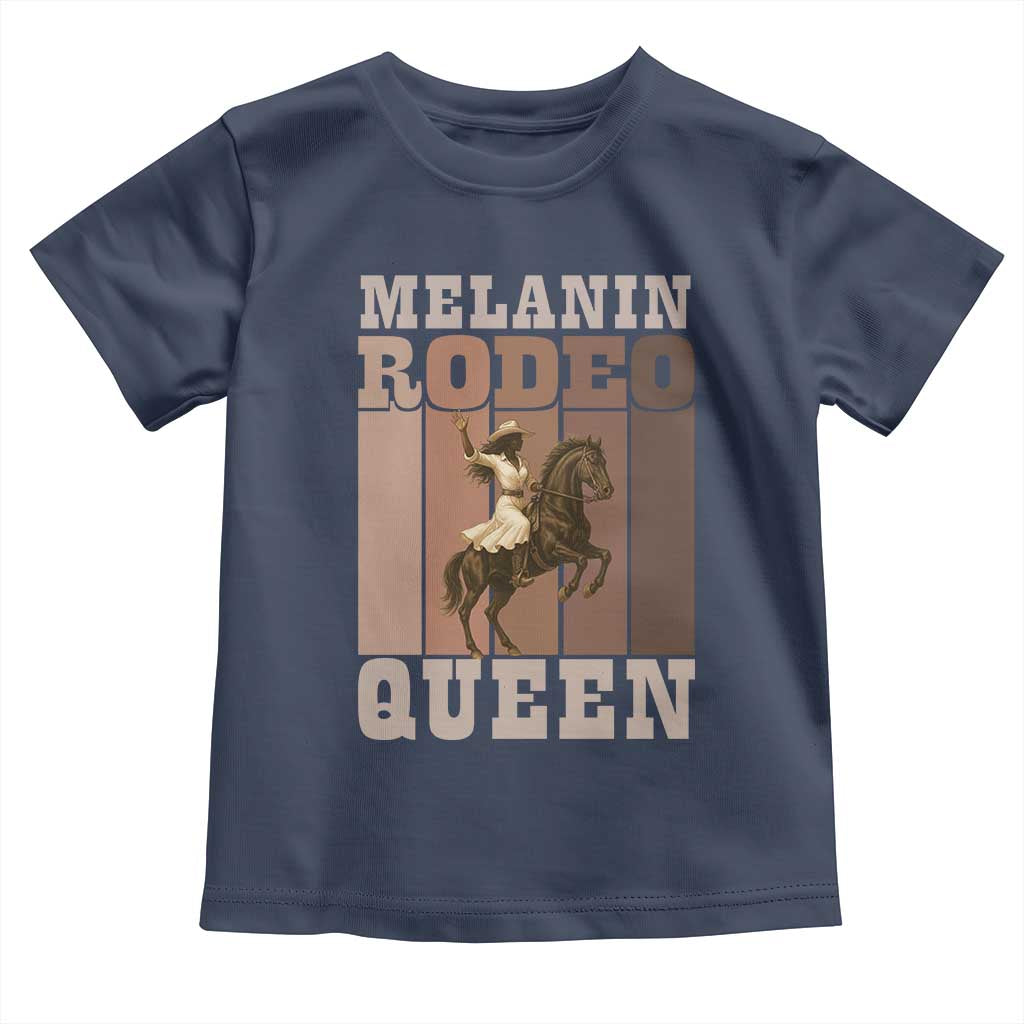 African American Cowgirl Toddler T Shirt Melanin Rodeo Queen Western Country - Wonder Print Shop
